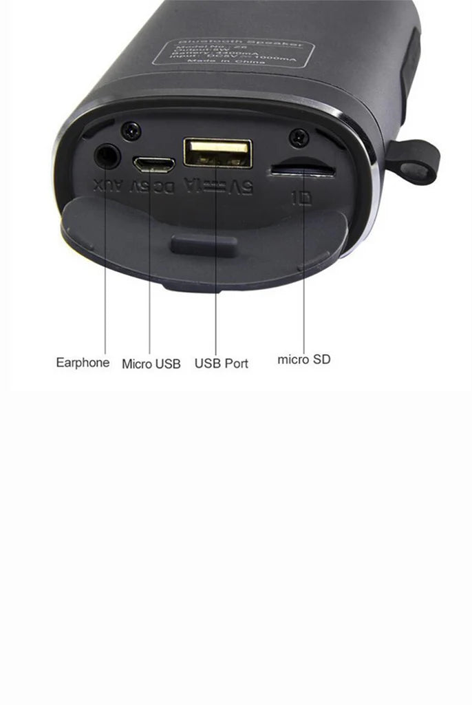 Bluetooth Speaker with 4400mAh Power Bank