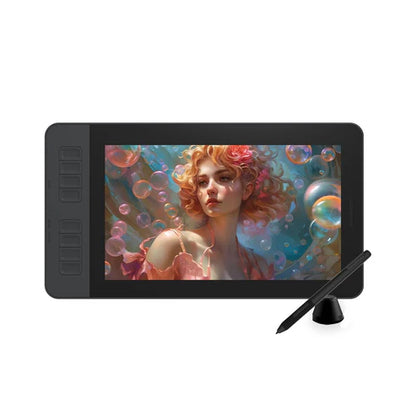 Professional Graphics Drawing Tablet with High-Resolution Display &amp; Pressure-Sensitive Stylus
