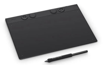Professional Graphics Drawing Tablet with Customizable Dials & Pressure-Sensitive Pen