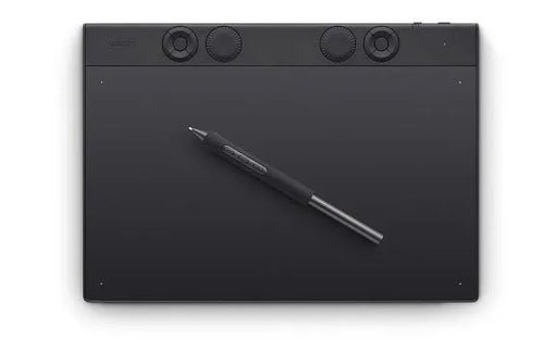 Professional Graphics Drawing Tablet with Customizable Dials & Pressure-Sensitive Pen
