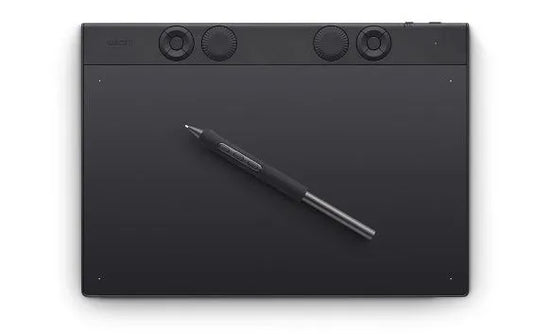 Professional Graphics Drawing Tablet with Customizable Dials & Pressure-Sensitive Pen